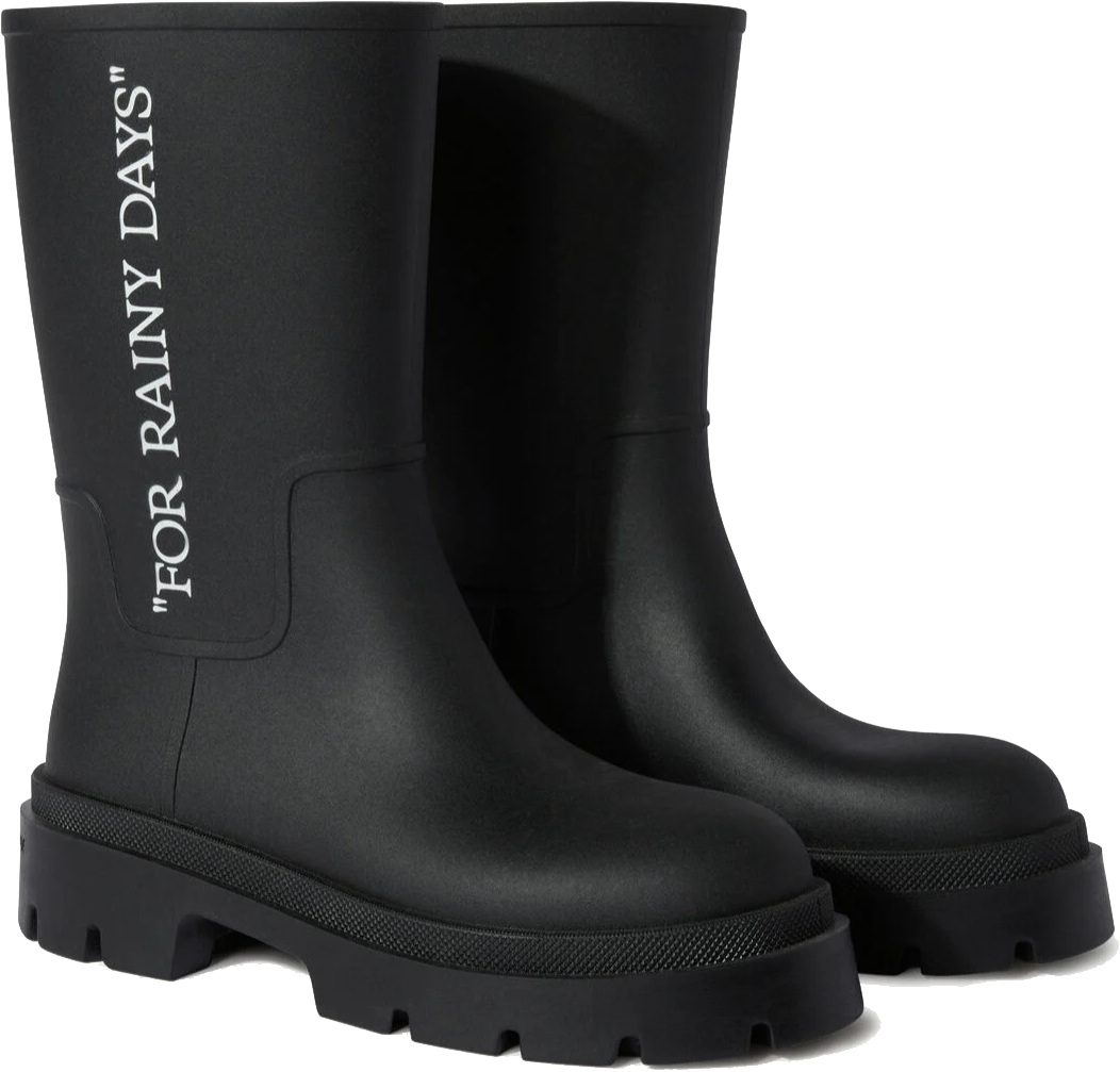 OFF-WHITE Offwhite Reeboot Rainy Day Black Zwart