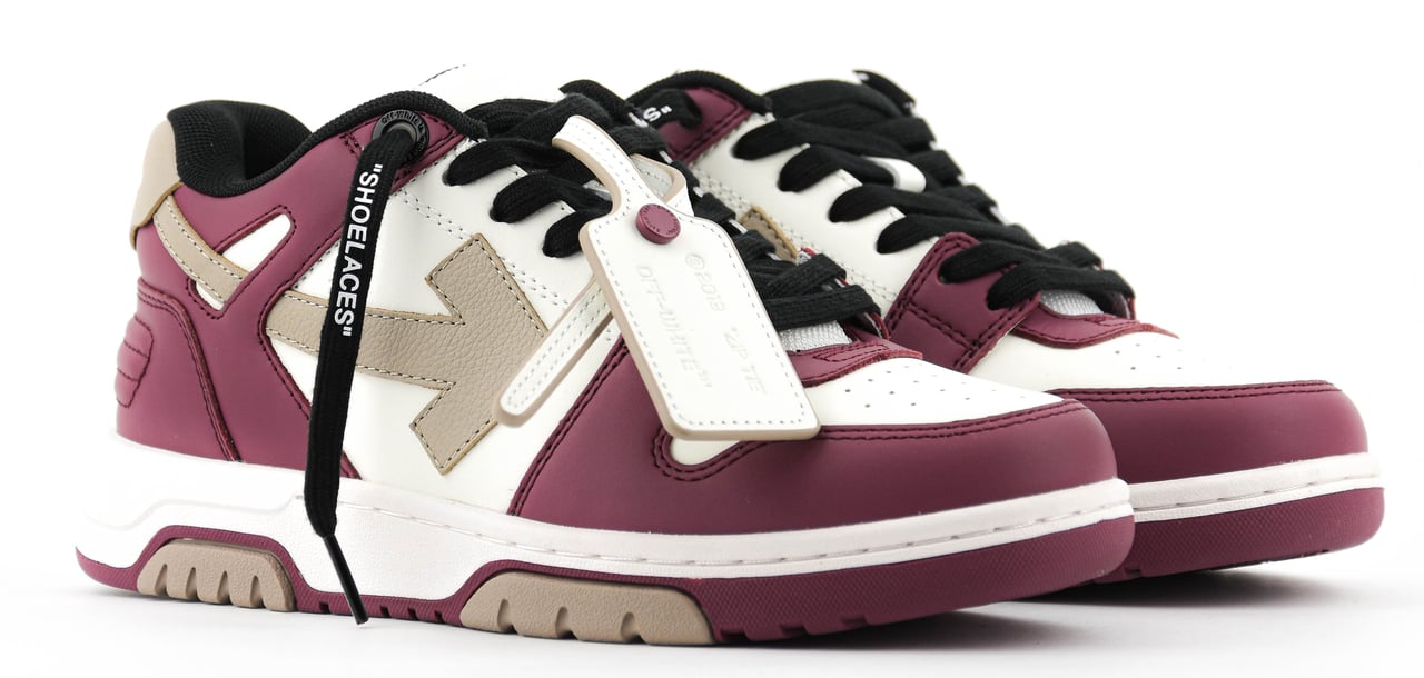 OFF-WHITE Offwhite Out O Office White Burgundy Wit