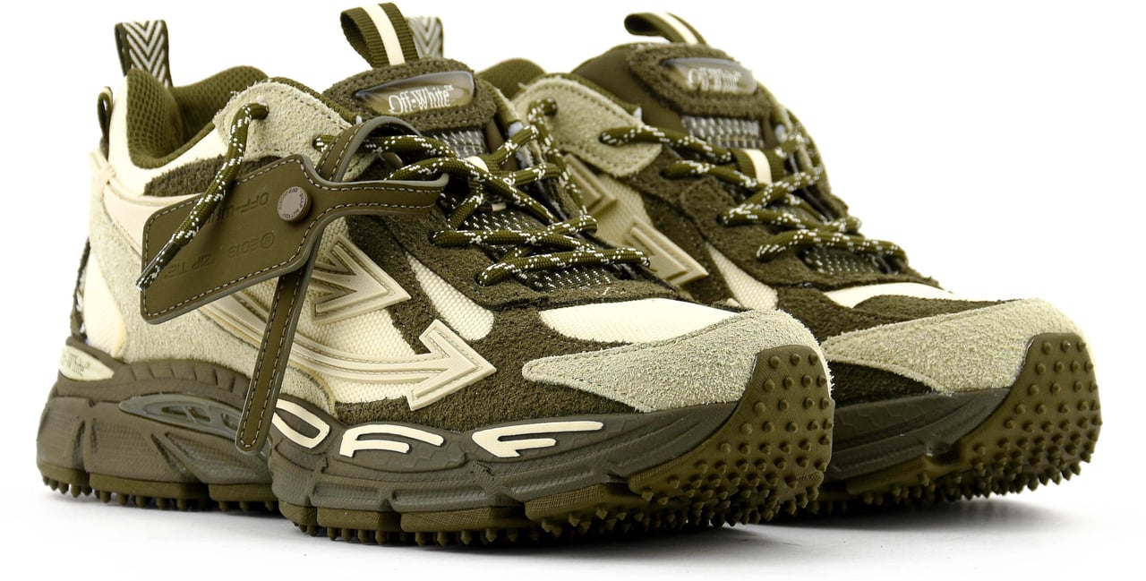 OFF-WHITE Offwhite 'brb' Forest Green Sand Groen