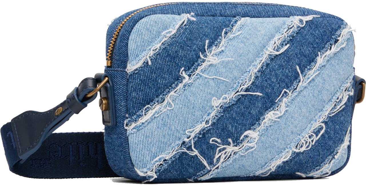 OFF-WHITE Off White Camera Bag Small Raw Blue Blauw