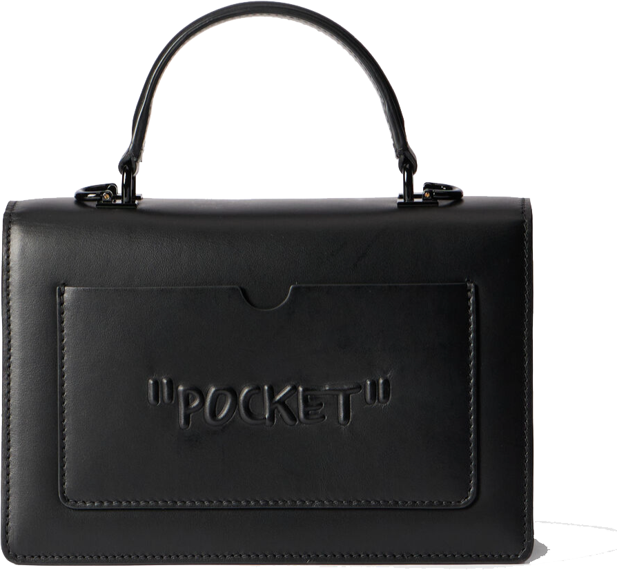 OFF-WHITE Off White Jitney 1.4 Top Handle Black Zwart