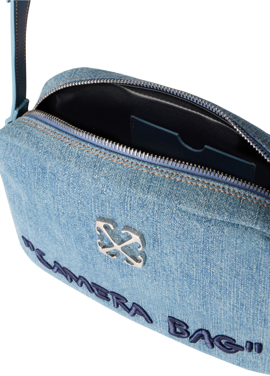 OFF-WHITE Off White Jitney Camera Denim Bag Blauw