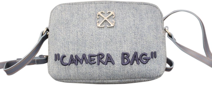 OFF-WHITE Off White Jitney Camera Denim Bag Blauw