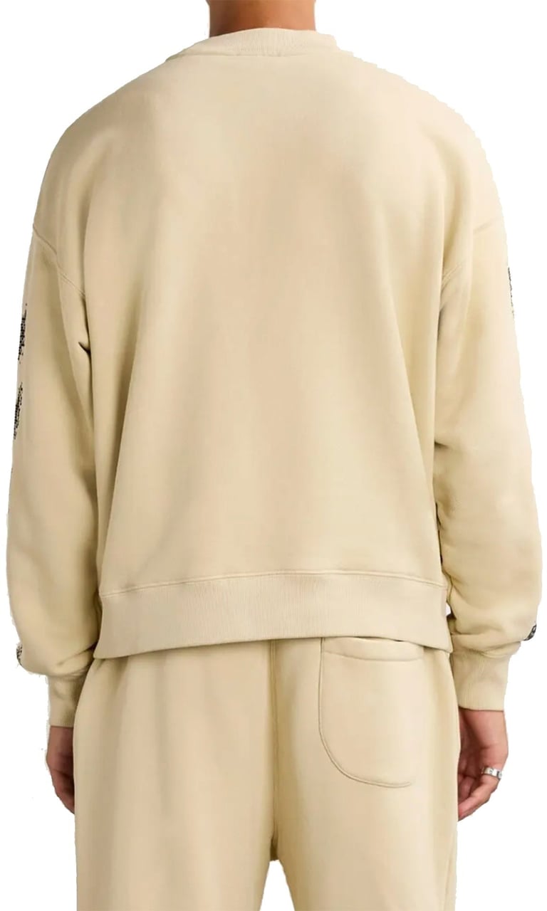 Off-White Logo Sweatshirt Beige