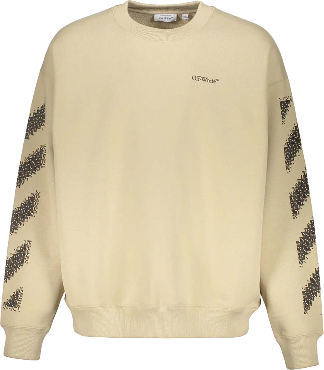 Off-White Logo Sweatshirt Beige