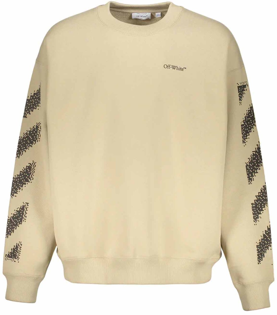 Off-White Logo Sweatshirt Beige