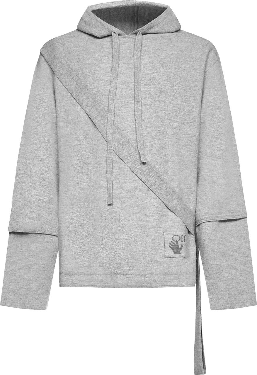Off-White Wool Sweatshirt Grijs