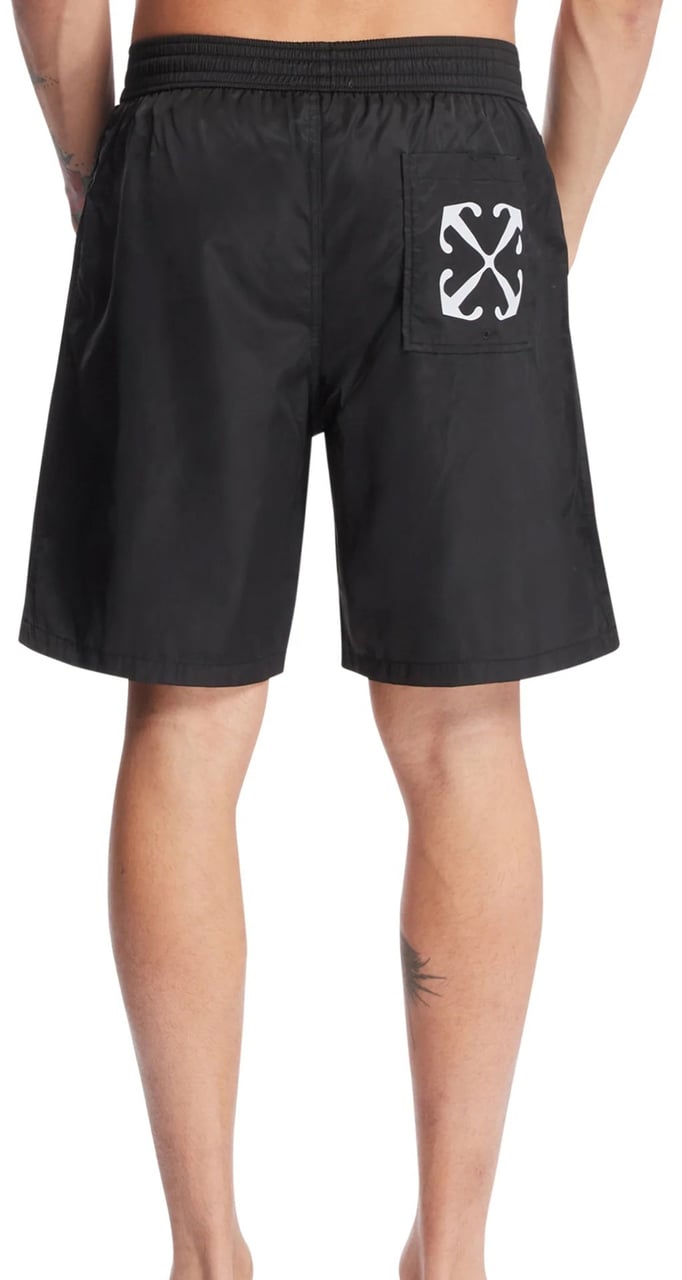 Off-White Swim Shorts Zwart
