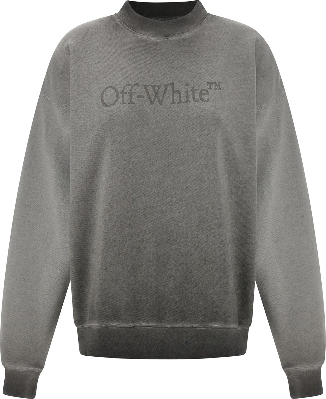 Off-White Gray Cotton Sweatshirt Grijs
