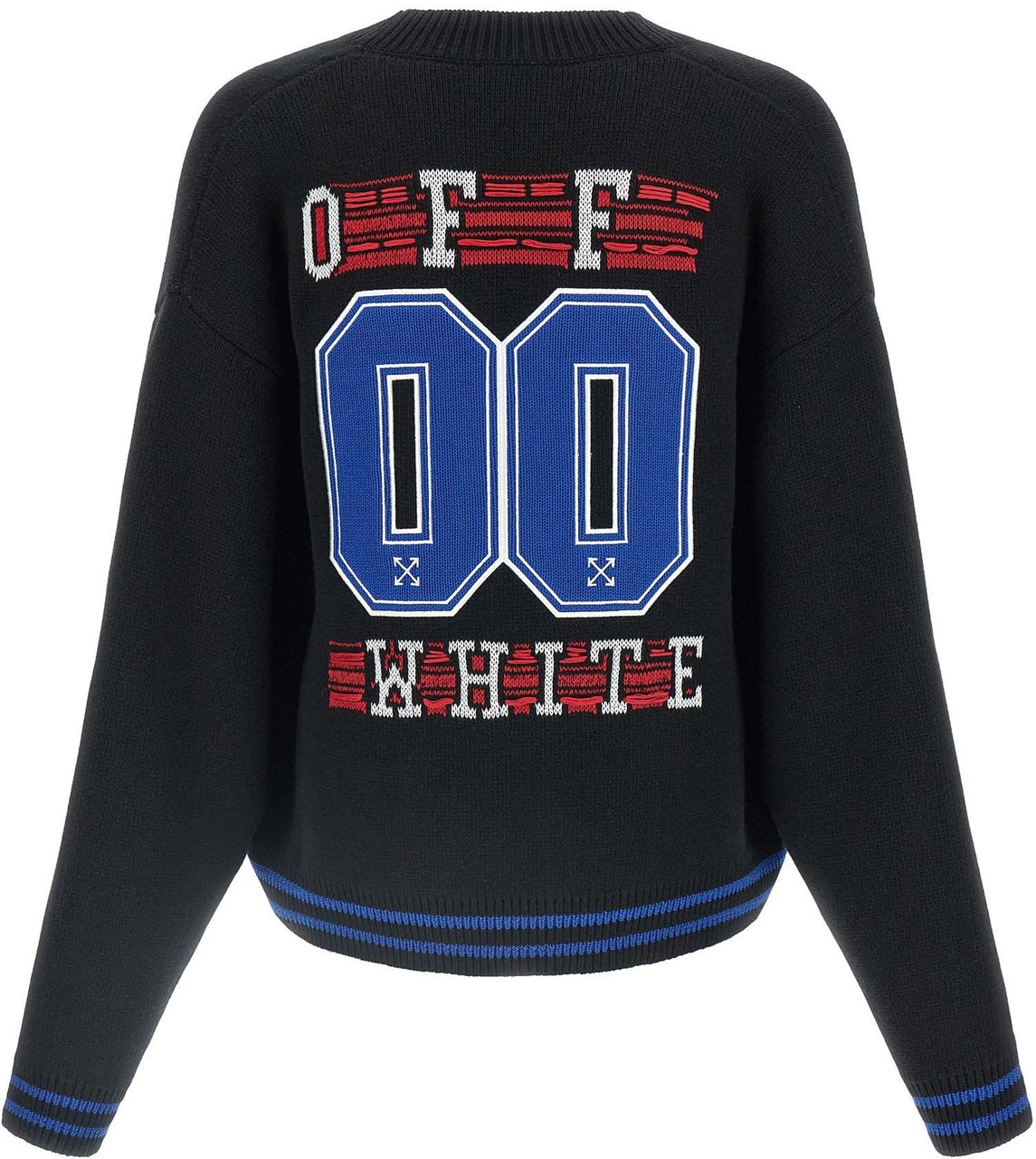 Off-White Black Cotton Cardigan Zwart