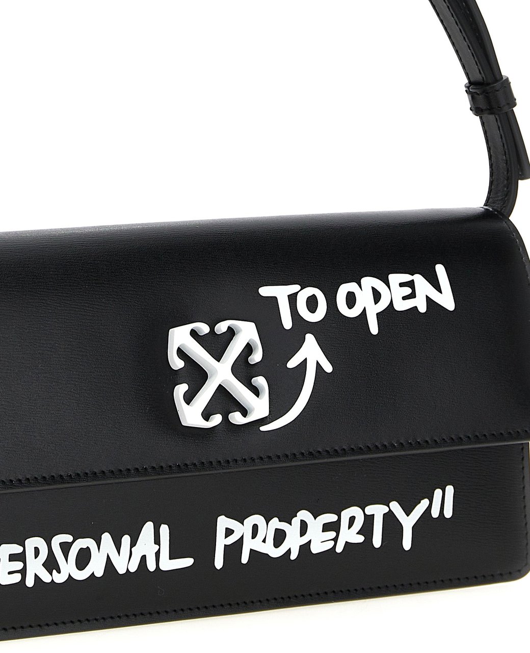Off-White Bicolor Calfskin Shoulder Bag Divers
