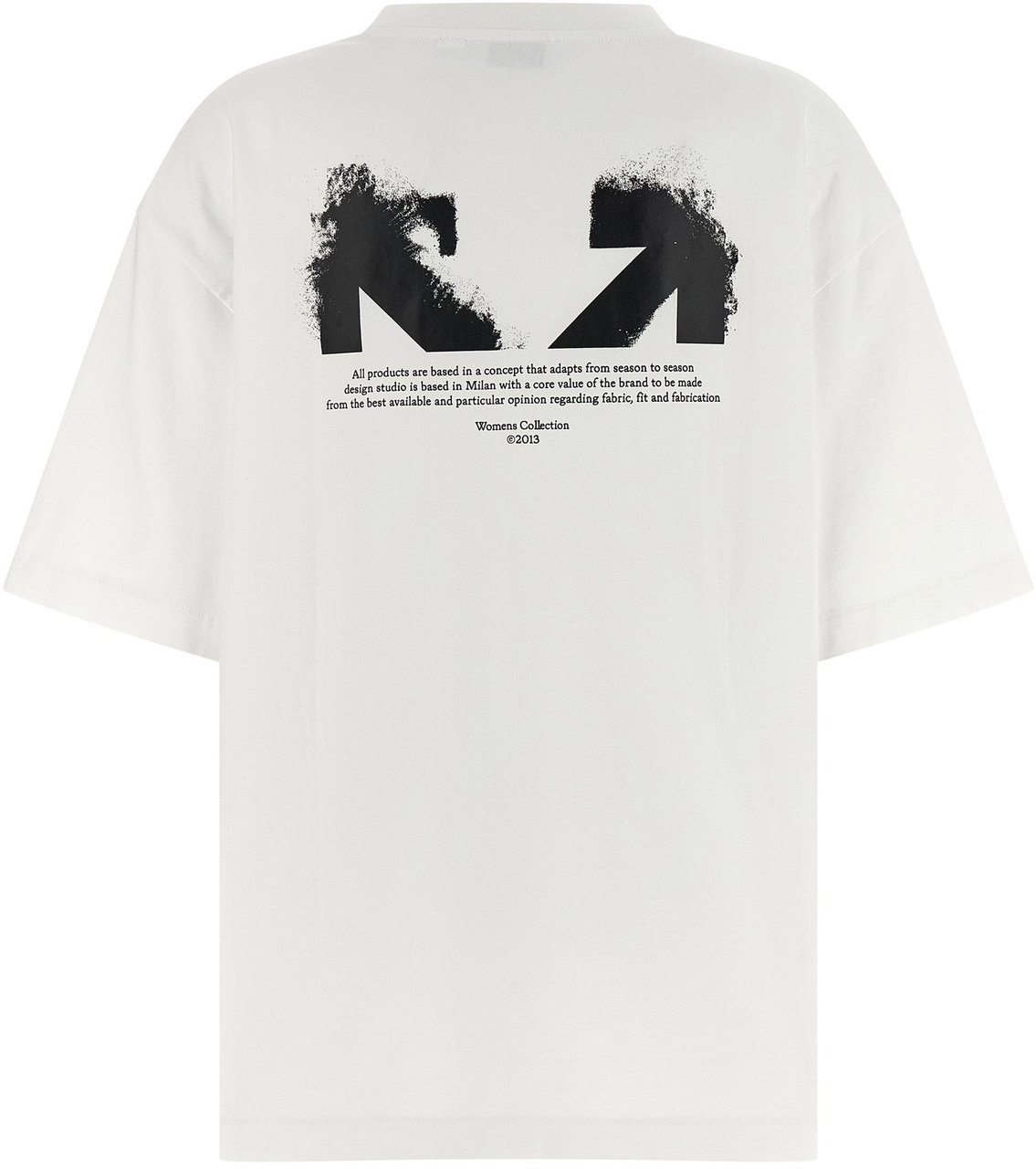 Off-White White Cotton T-Shirt Divers