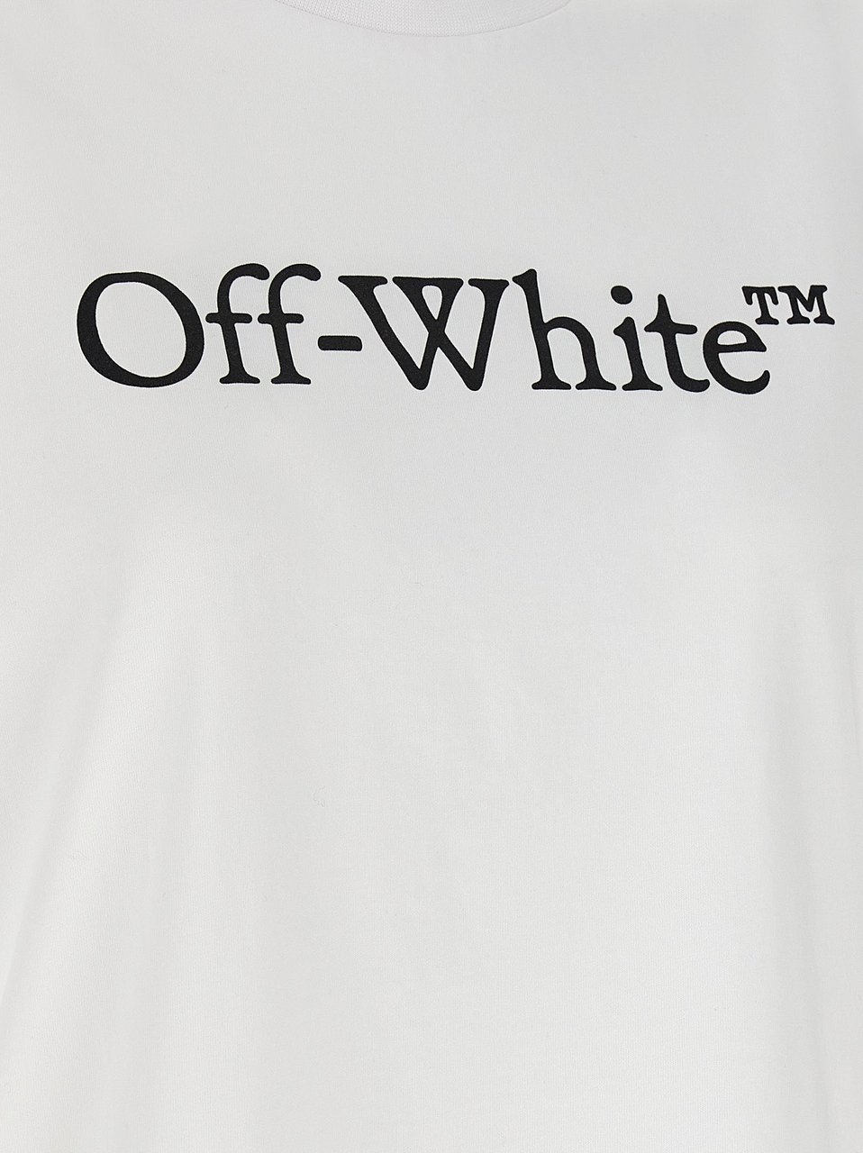Off-White White Cotton T-Shirt Wit
