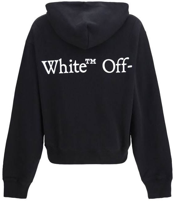 Off-White Black Cotton Sweatshirt Grijs