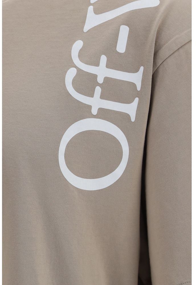 OFF-WHITE T-Shirts And Polos String Beige