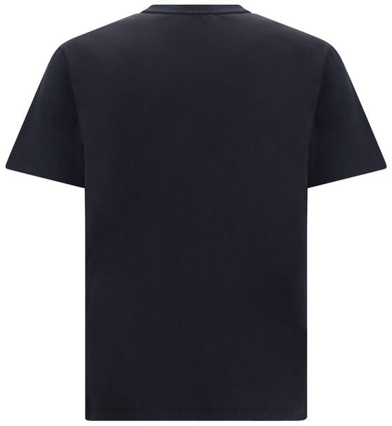 Off-White Black Cotton T-Shirt Beige