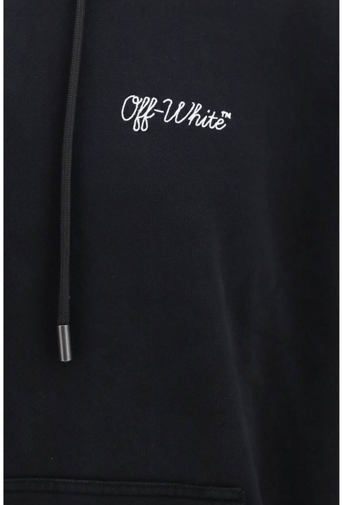 Off-White Black Cotton Sweatshirt Wit