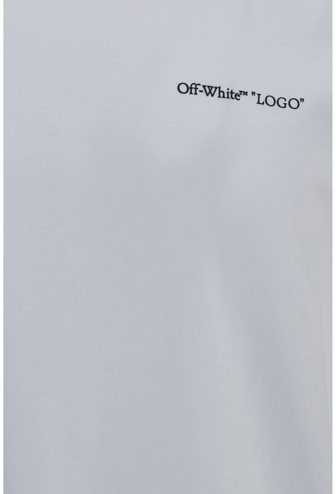 Off-White White Cotton T-Shirt Wit
