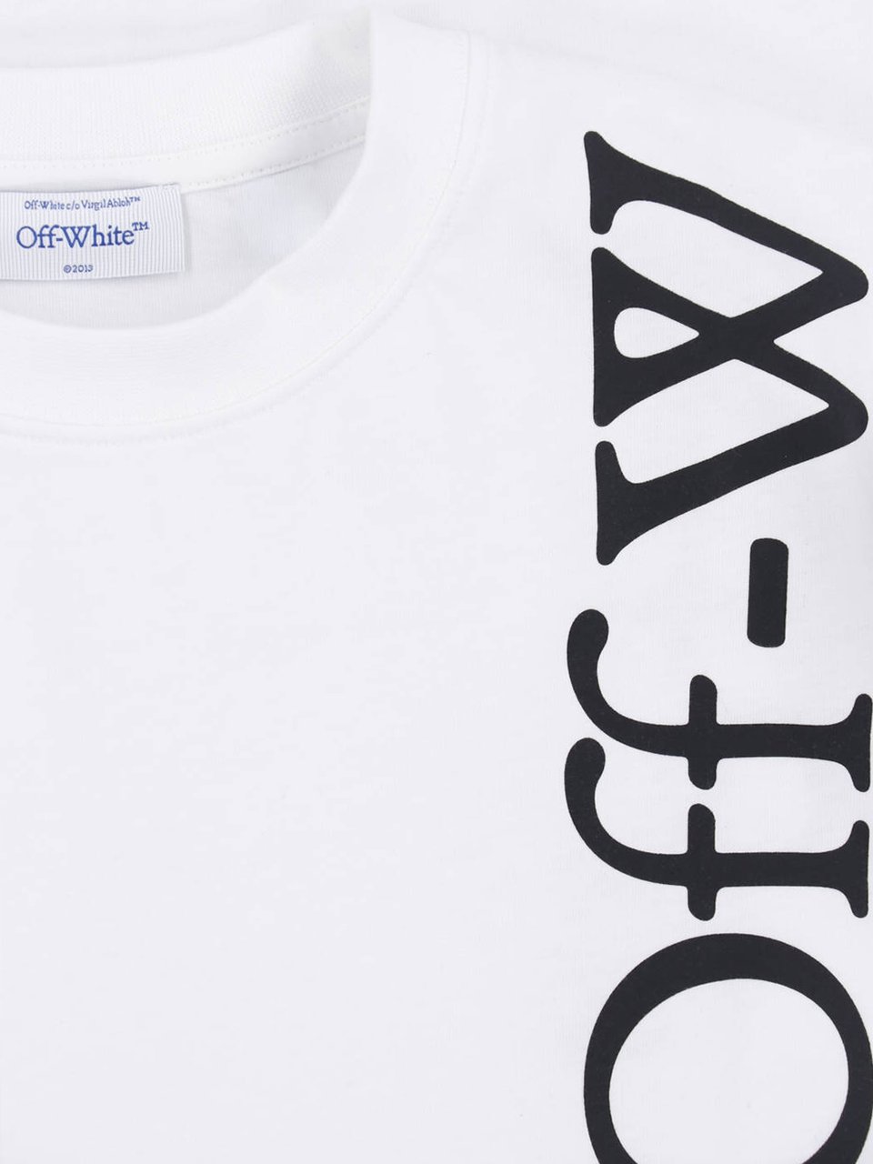 OFF-WHITE White Vertical Bookish Cotton T-Shirt Wit