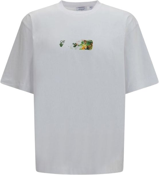 Off-White White Cotton T-Shirt Wit