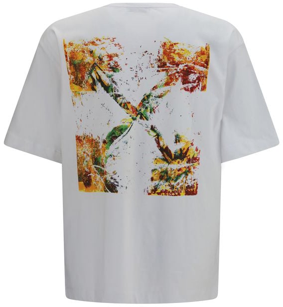Off-White White Cotton T-Shirt Wit