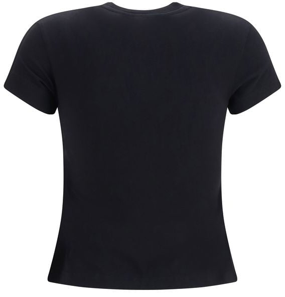 Off-White Black Cotton T-Shirt Divers
