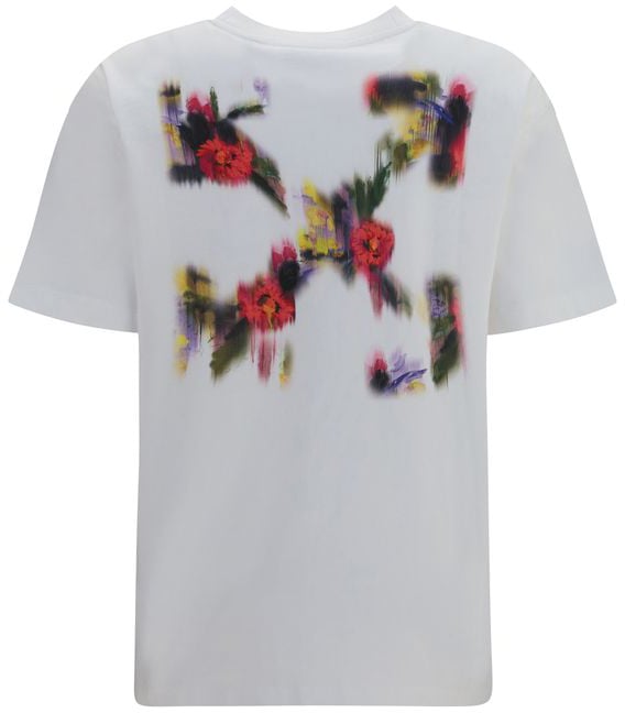 Off-White White Cotton T-Shirt Wit