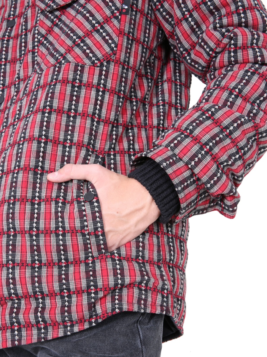 OFF-WHITE PADDED SHIRT Rood