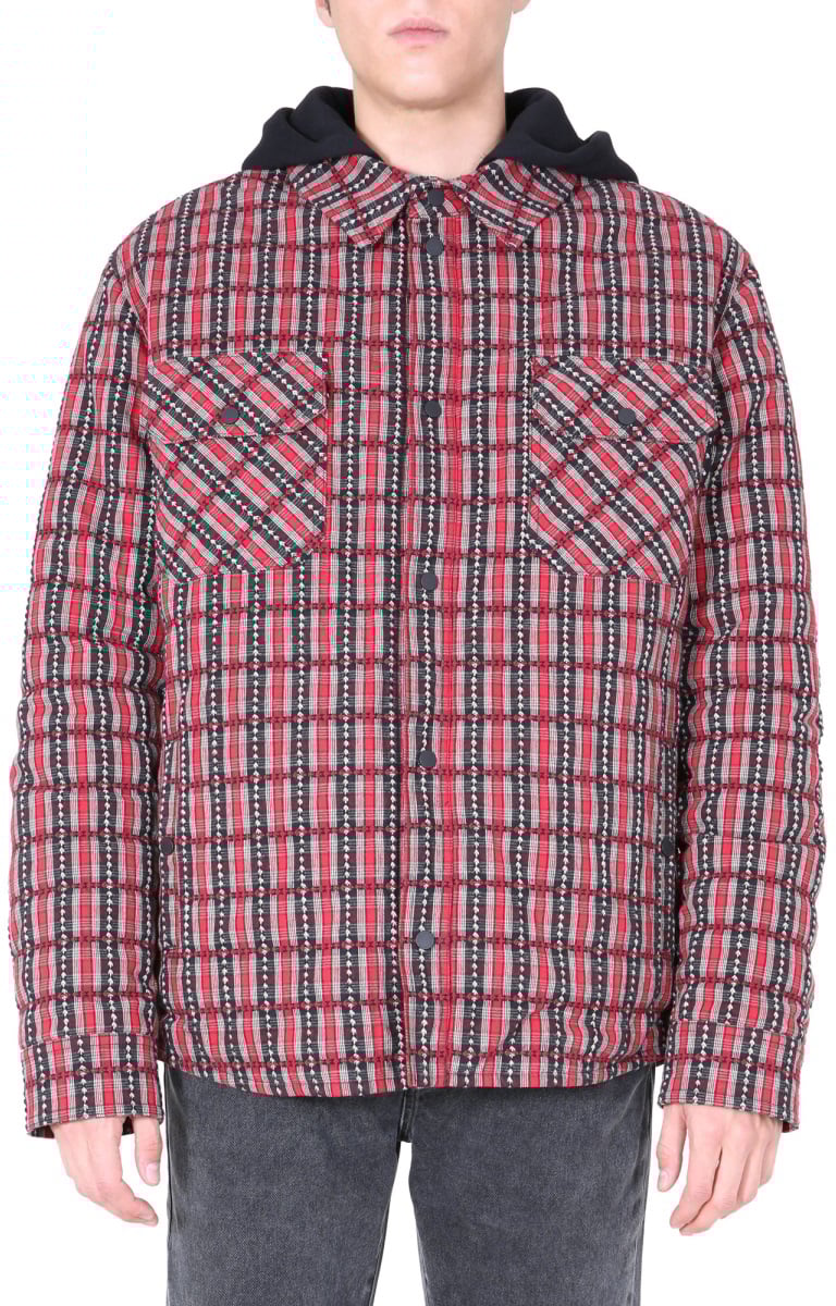 OFF-WHITE PADDED SHIRT Rood