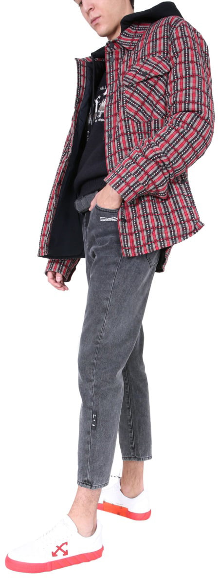 OFF-WHITE PADDED SHIRT Rood