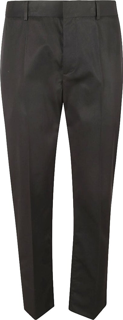 OFF-WHITE Tailored Black Trousers With Smooth Finish Zwart