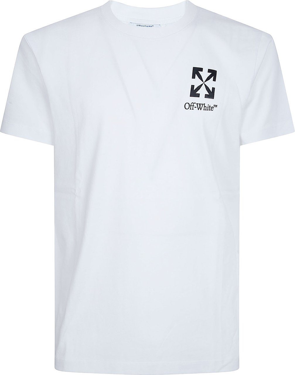 OFF-WHITE Minimalist Slim-Fit T-Shirt with Small Arrow Design Wit