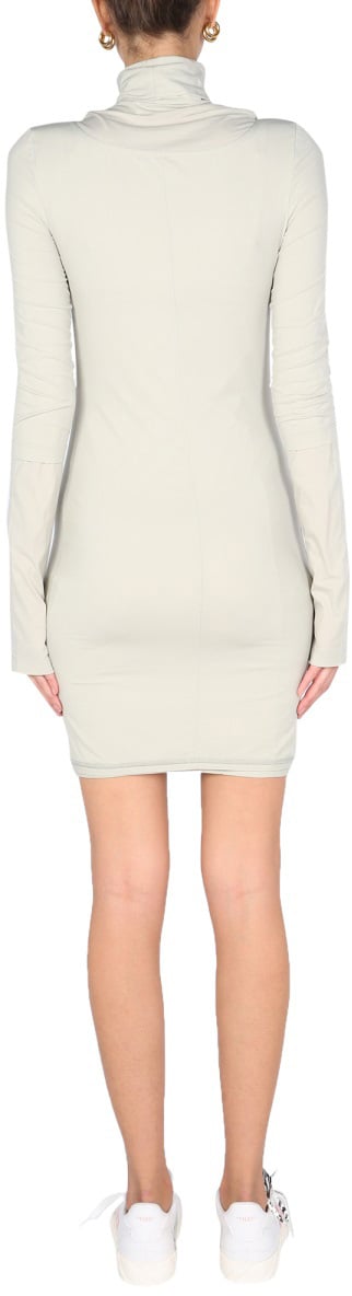 OFF-WHITE HIGH NECK DRESS Grijs