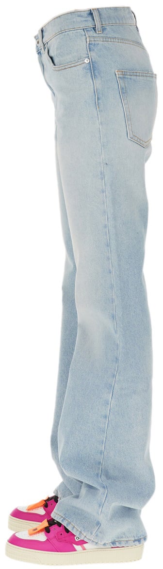 OFF-WHITE BEACH BABY BAGGY JEANS Blauw