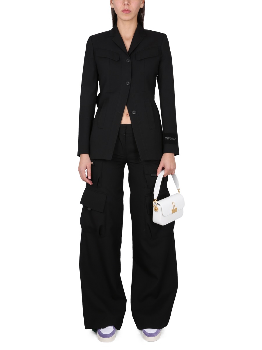 OFF-WHITE DRY TOYBOX JACKET Zwart