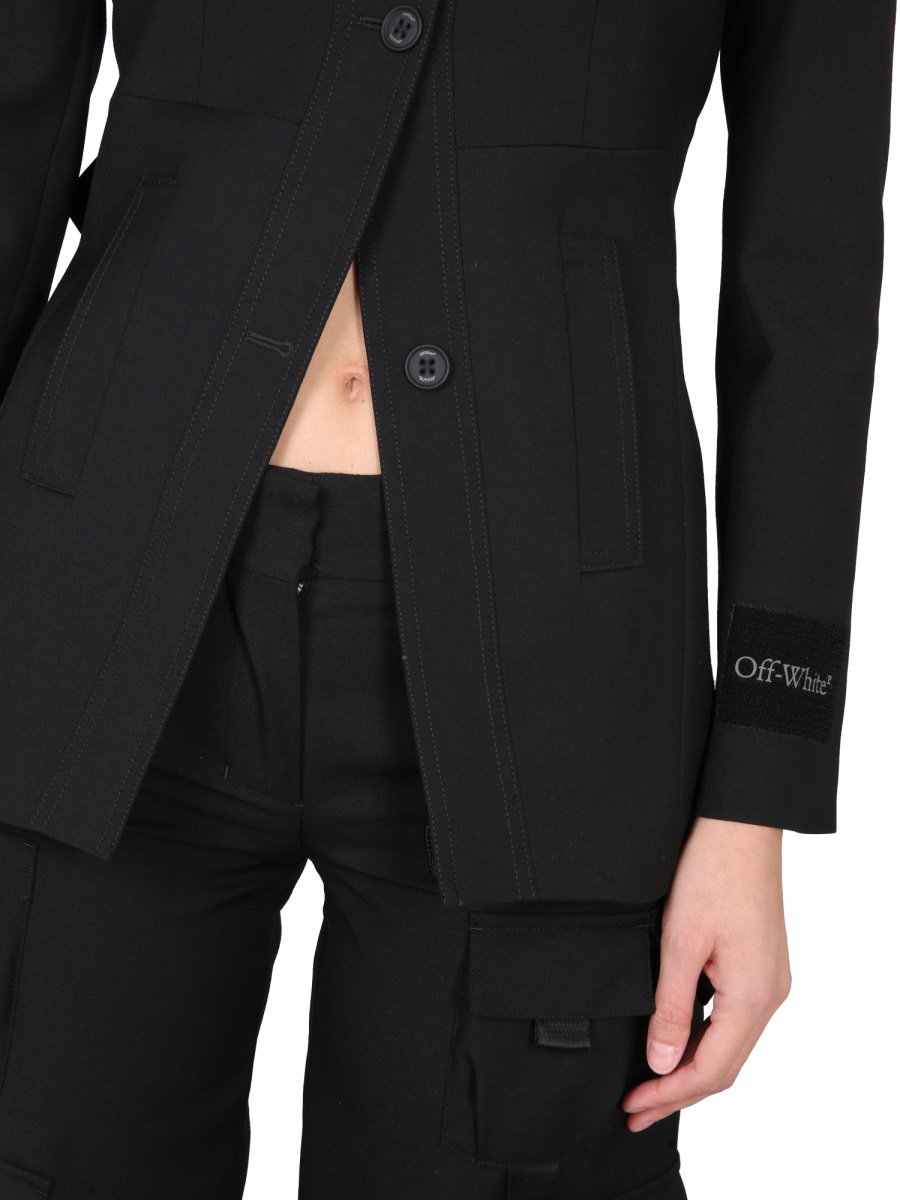 OFF-WHITE DRY TOYBOX JACKET Zwart