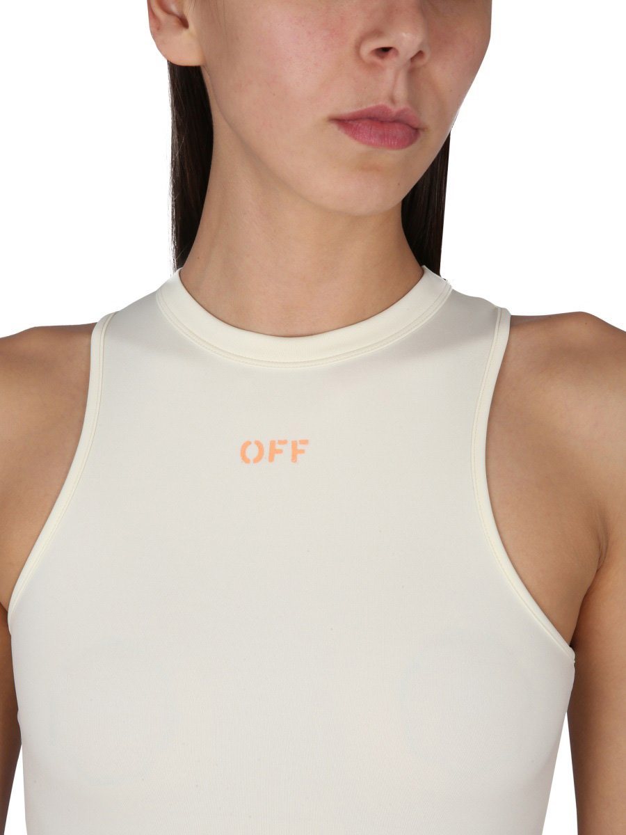 OFF-WHITE MINI DRESS Wit