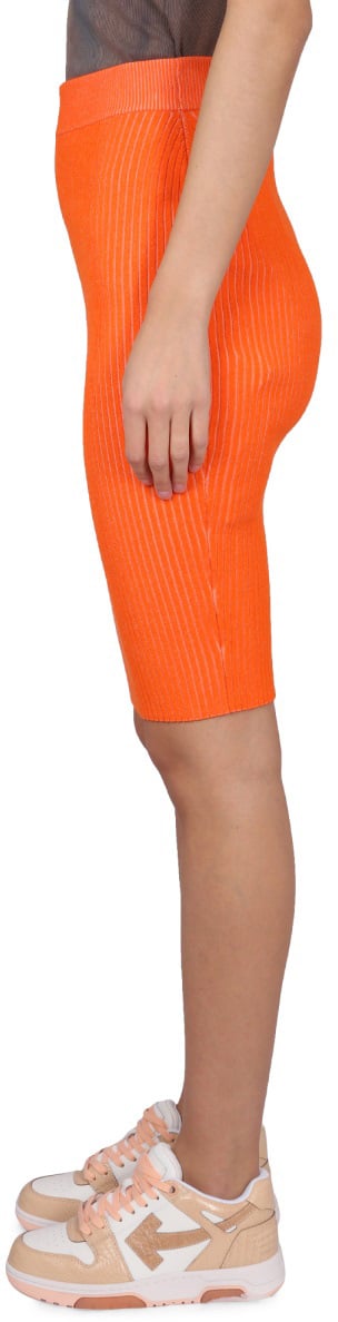 OFF-WHITE CUT-OUT SKIRT Oranje