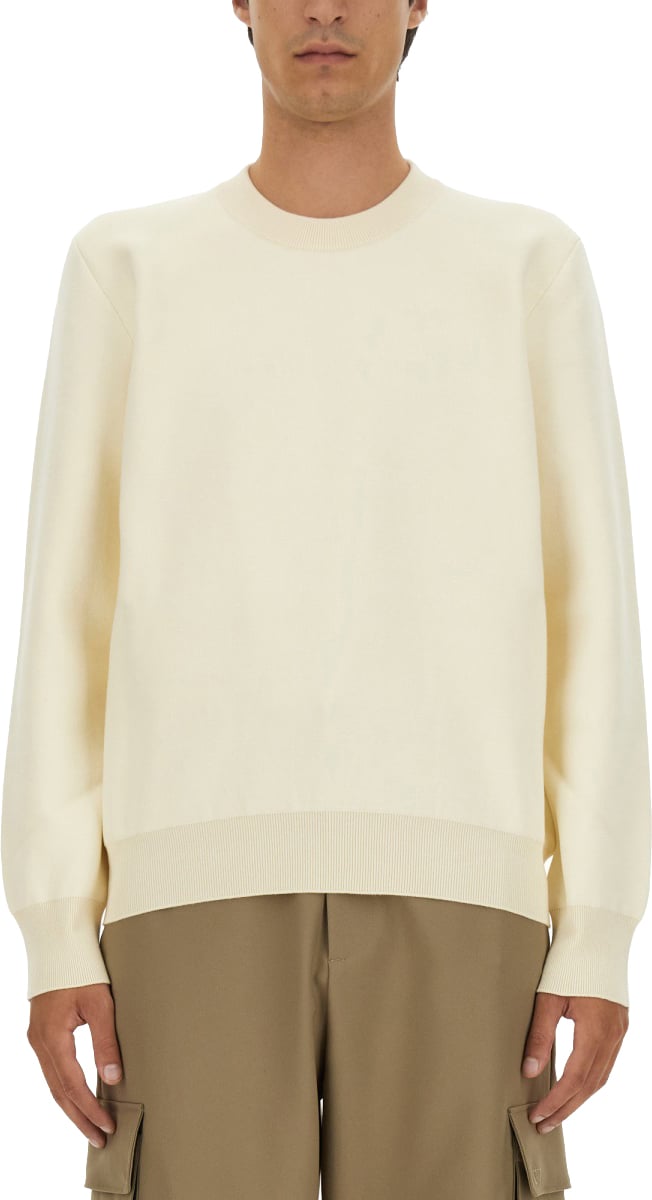 OFF-WHITE SWEATSHIRT WITH LOGO Wit