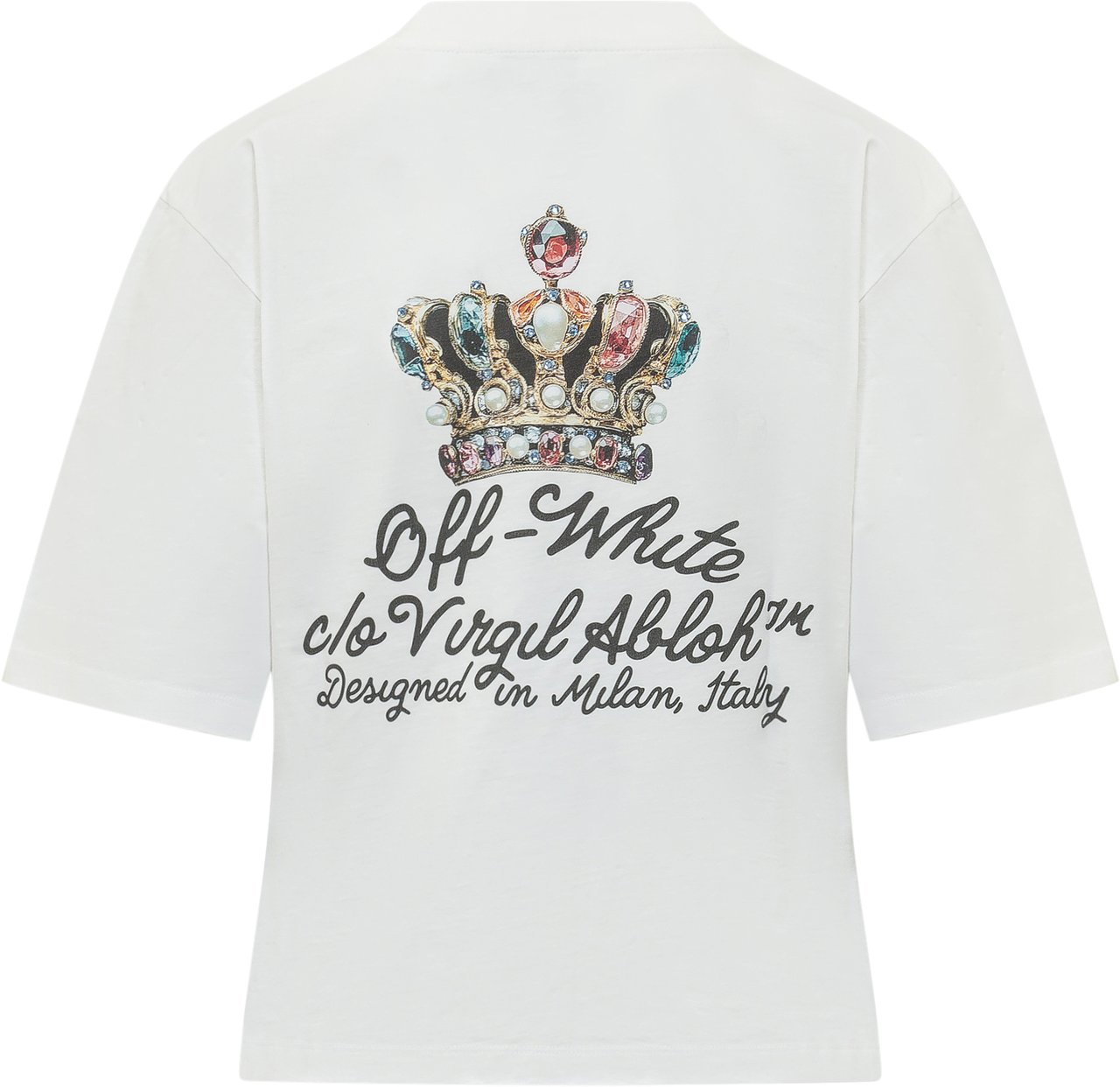 OFF-WHITE T-shirt Boxy Royal Crown Wit