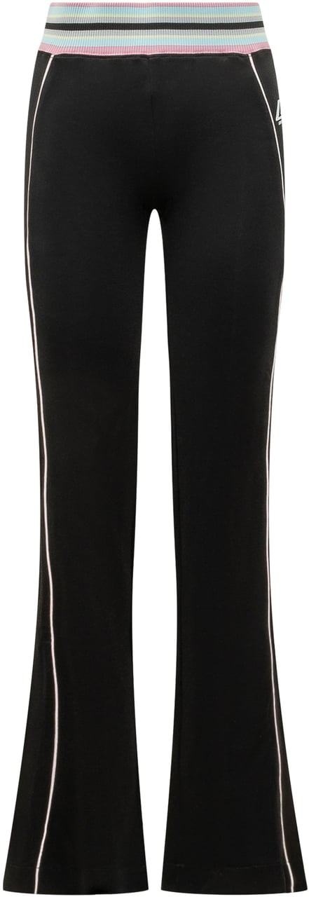 OFF-WHITE Pantaloni Track Slim con Banda Laterale Zwart