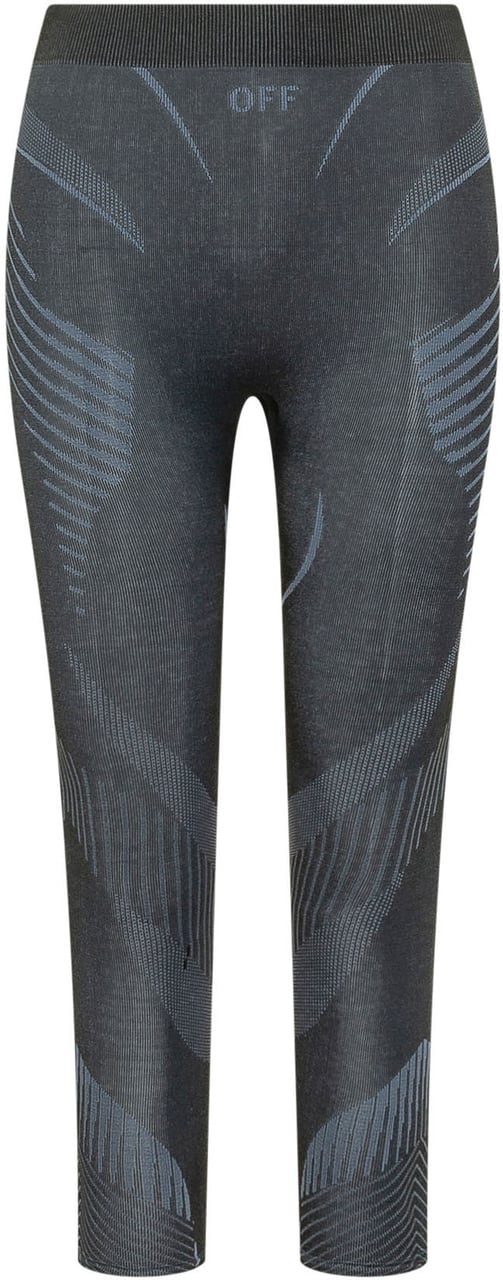 OFF-WHITE Leggings con Motivo Grafico Donkergrijs