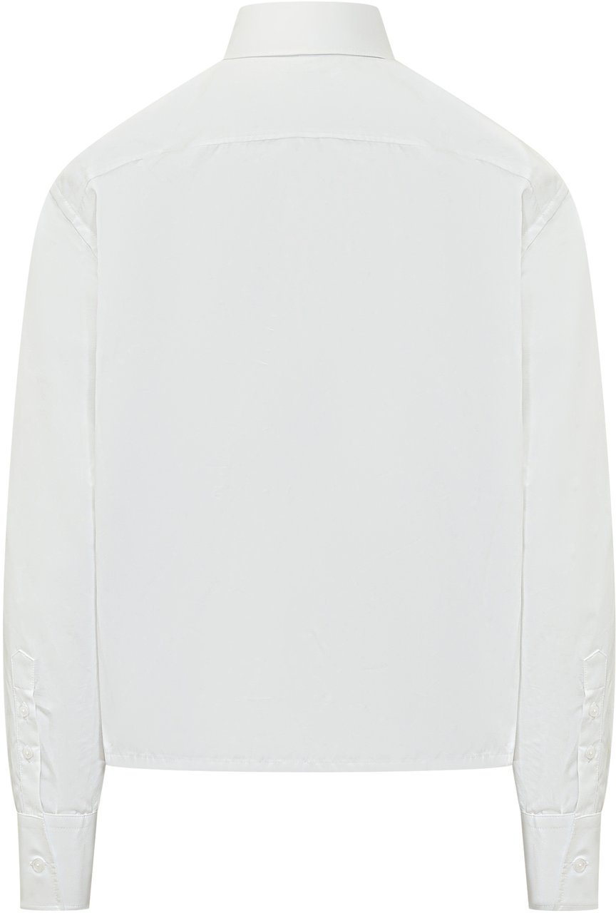 OFF-WHITE Camicia Popeline Regolare Wit