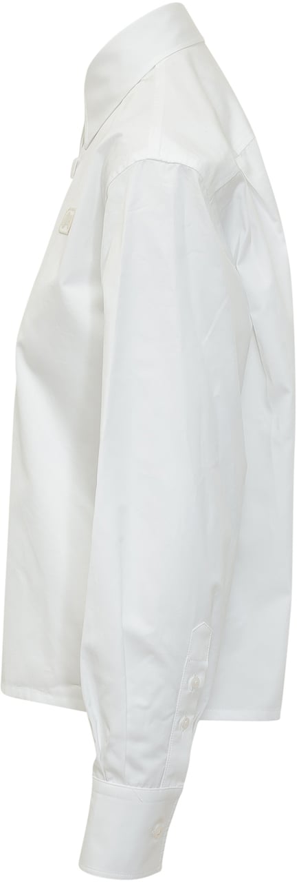 OFF-WHITE Camicia Popeline Regolare Wit