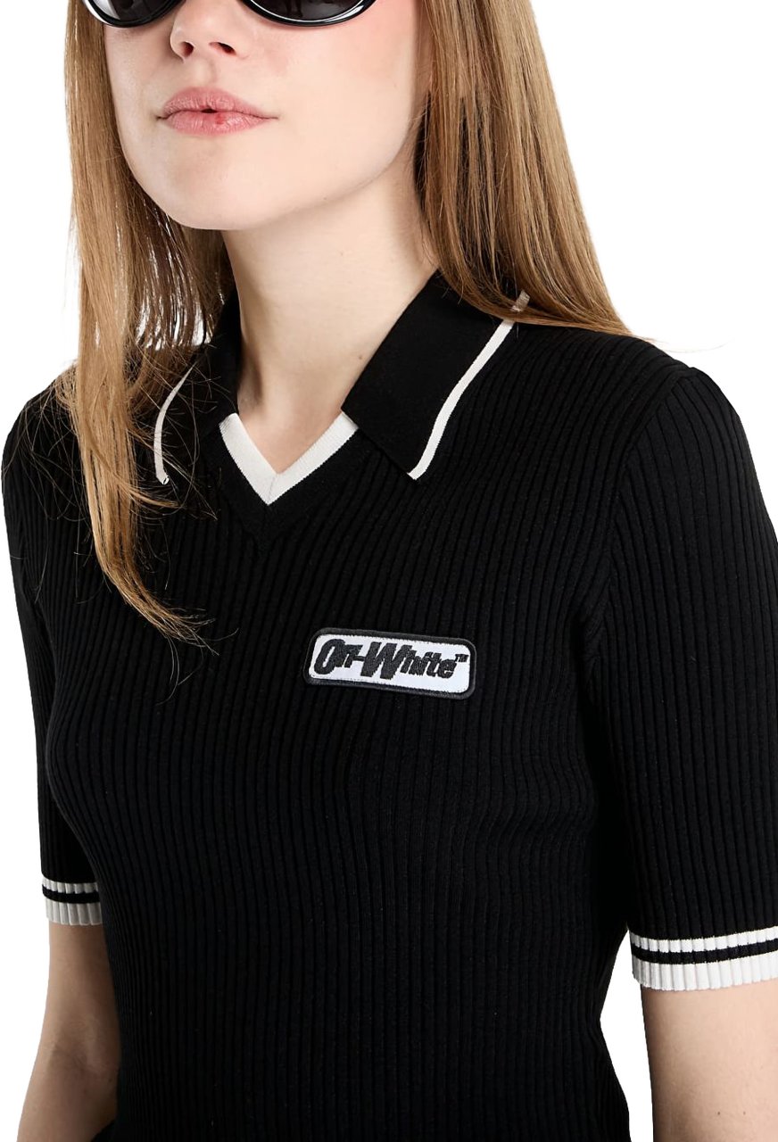 OFF-WHITE T-Shirts And Polos Black Zwart