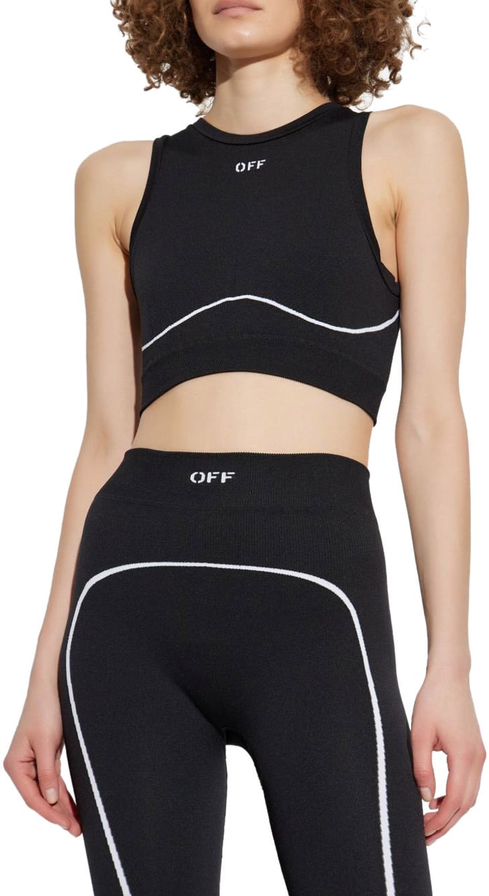 OFF-WHITE Top Black Zwart