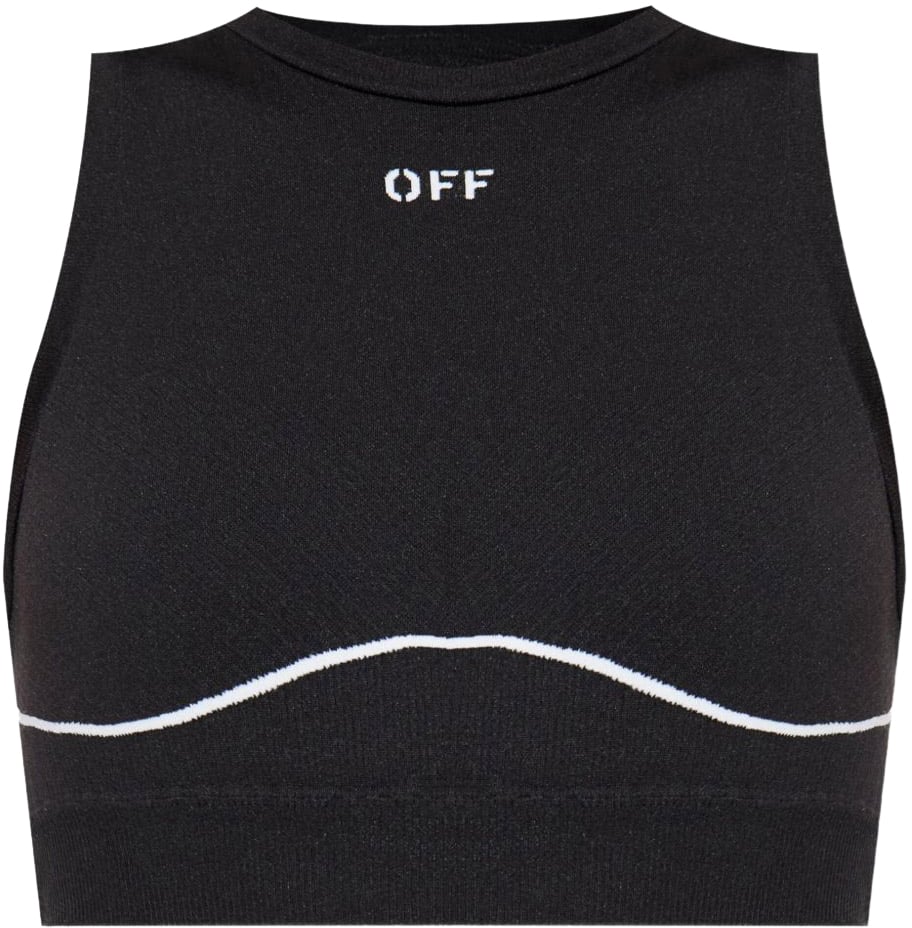 OFF-WHITE Top Black Zwart