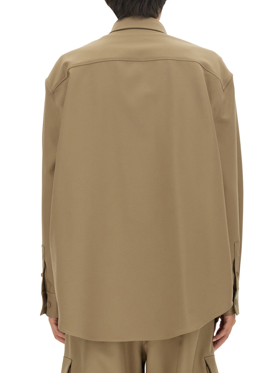 OFF-WHITE OVERSIZE FIT SHIRT Beige