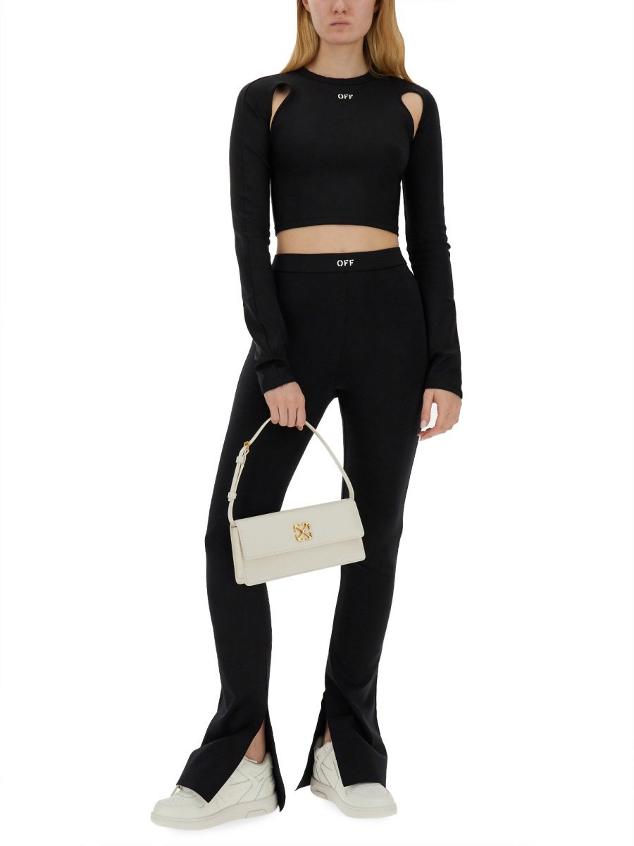OFF-WHITE TOPS WITH LOGO Zwart