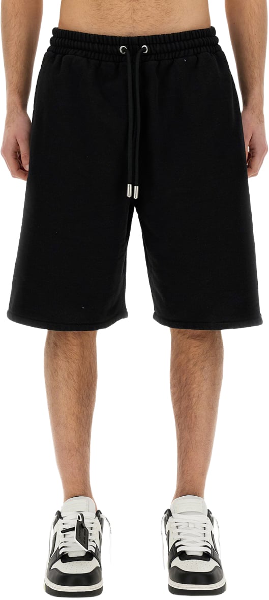 OFF-WHITE BERMUDA WITH LOGO Zwart